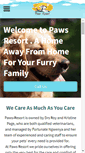 Mobile Screenshot of paws-resort.co.za